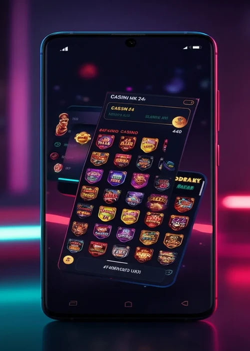 Een overzichtelijke interface van de casino website, met diverse populaire gokkasten en live casinospellen prominent weergegeven, voor een intuïtieve gebruikerservaring.